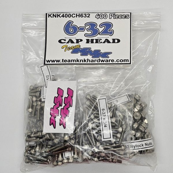 (400 pcs) 6-32 Cap Head Bulk Bag