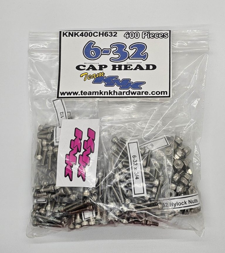 (400 pcs) 6-32 Cap Head Bulk Bag