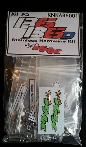 Associated B6/B6D Stainless Hardware Kit