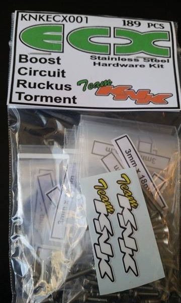 ECX Boost/Circuit/Torment/Ruckus Stainless Hardware Kit