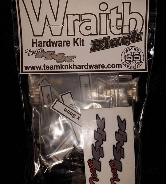 Axial Wraith Black Oxide Hardware Kit