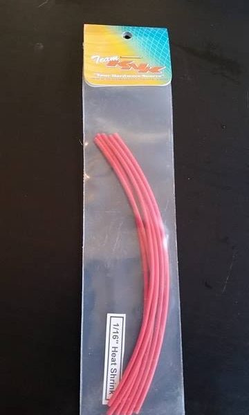 1/16" Heat Shrink Red