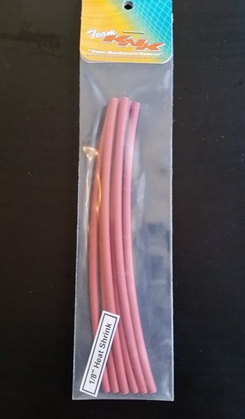 1/8" Heat Shrink Red