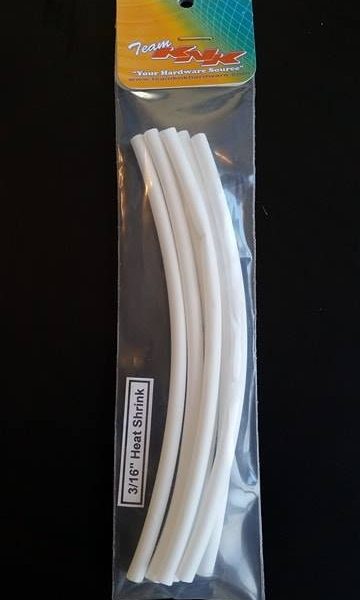3/16" Heat Shrink White