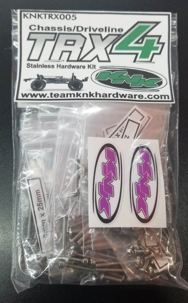TRX4 Chassis and Driveline Stainless Hardware Kit