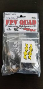 FPV Quad Hardware Kit Black Oxide