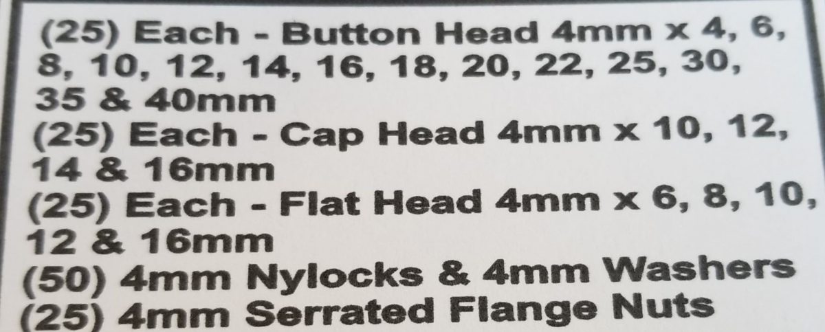 700 pc M4 Assortment