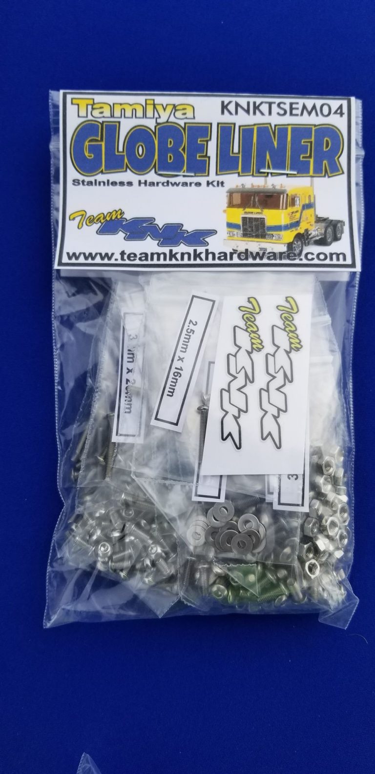Globe Liner Stainless Hardware Kit