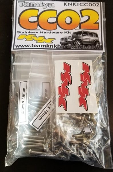 Tamiya CC02 Stainless Hardware Kit