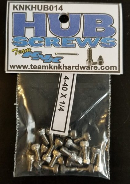 (25) 4-40 x 1/4" Hub Screws Stainless