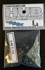 (25) 4-40 x 1/4" Hub Screws Black Oxide