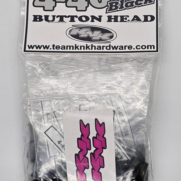 4-40 Button Head Black Oxide Bulk Bag