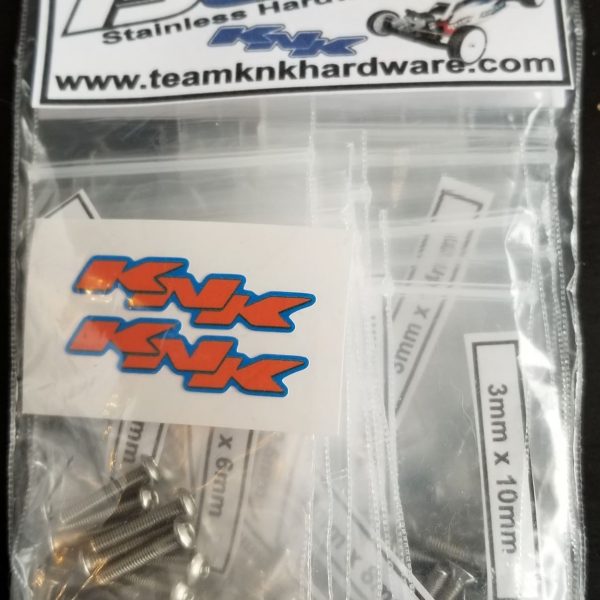 Associated B6.2/B6.2D Stainless Hardware Kit