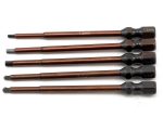 Team Associated Factory Team 1/4” Drive Power Tool Tip Set (5)