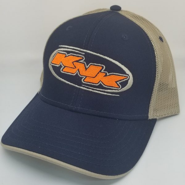 Team KNK Ball Cap Hat (Navy/Orange)