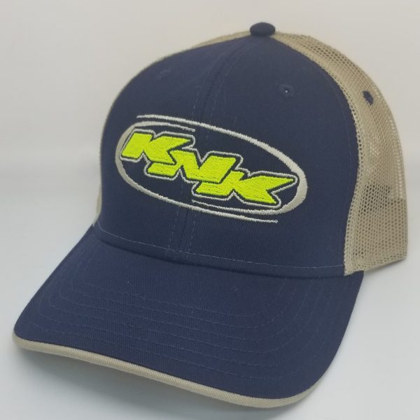 Team KNK Ball Cap Hat (Navy/Yellow)
