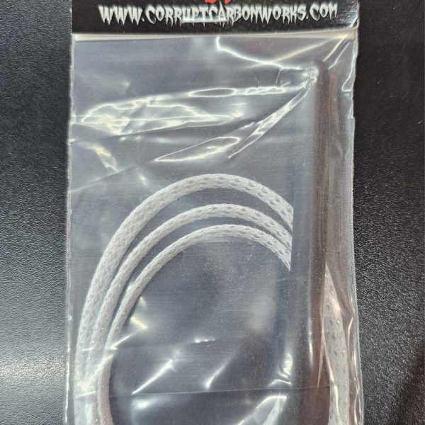 Wire Loom Kits - White with Silver