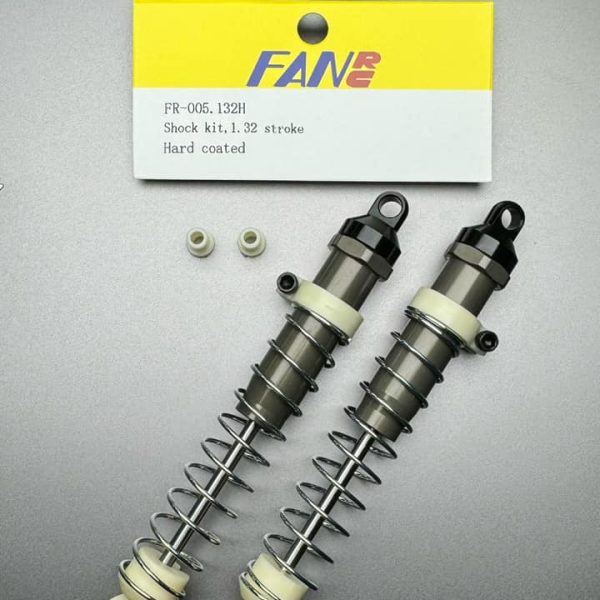 FR-005.132H Fan RC Shock Kit 1.32" Stroke Hard Coated fits RC10