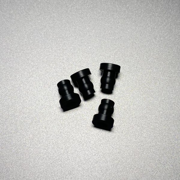 FR-0002B Fan RC Shock Bushings fits RC10 (Worlds Style) Black