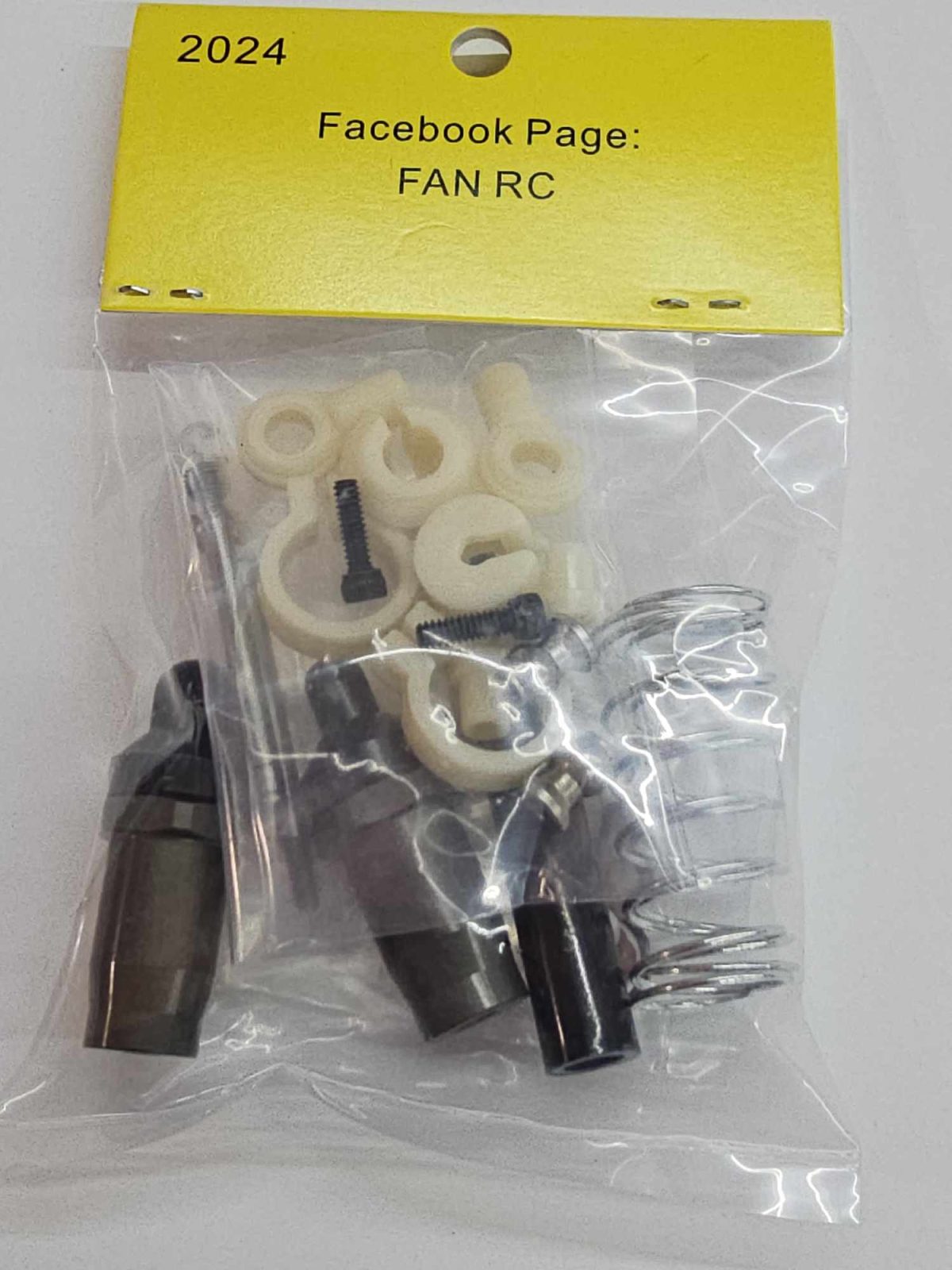 FR-005.056H Fan RC Shock Kit 0.56" Stroke Hard Coated fits RC10 - Image 3