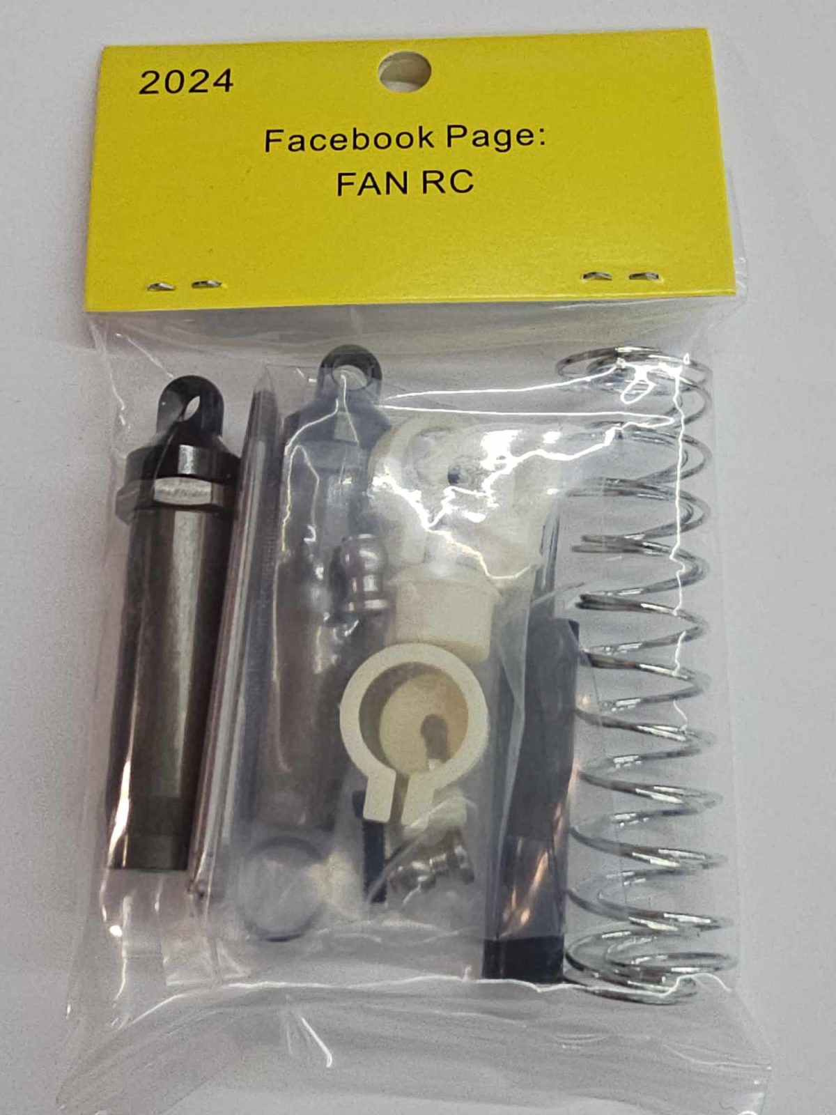 FR-005.132H Fan RC Shock Kit 1.32" Stroke Hard Coated fits RC10 - Image 3