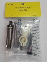 FR-005.132H Fan RC Shock Kit 1.32" Stroke Hard Coated fits RC10 - Image 3