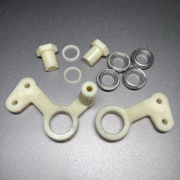 FR-0036 Fan RC Steering Bellcrank Worlds Style with bearings fits RC10