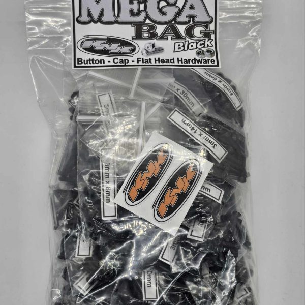 Mega Bag Black Oxide Hardware Kit (1500 pcs)