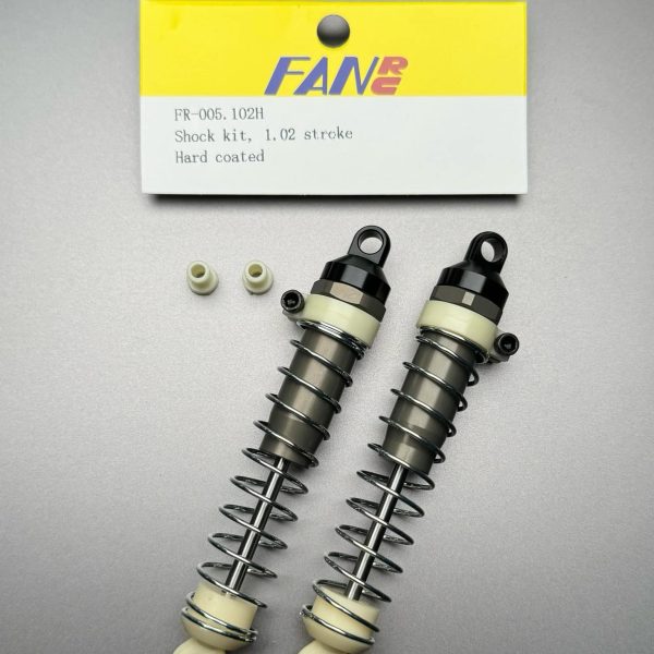 FR-005.102H Fan RC Shock Kit 1.02" Stroke Hard Coated fits RC10