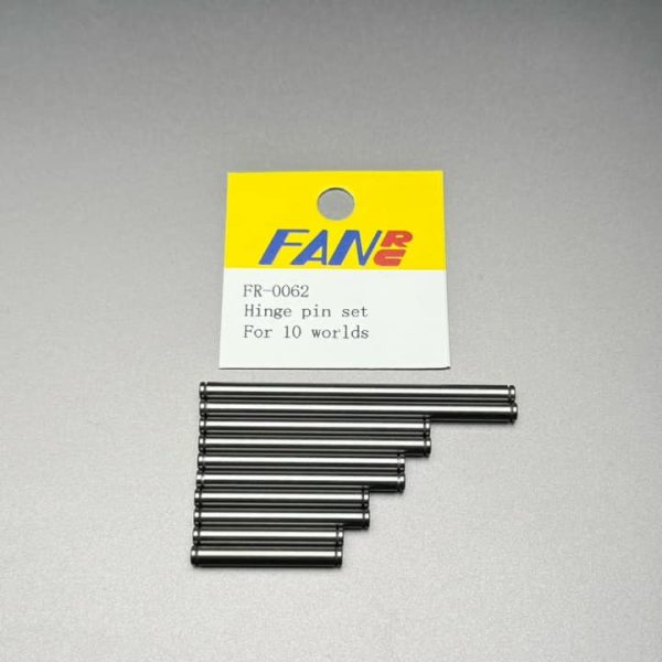 FR-0062 Fan RC Hinge Pin Set fits RC10 Worlds Style