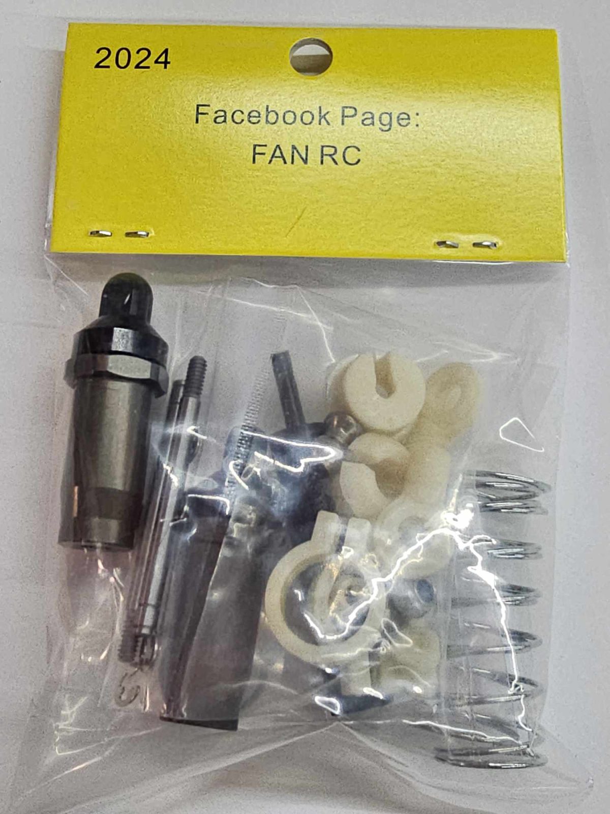 FR-005.071H Fan RC Shock Kit 0.71" Stroke Hard Coated fits RC10 - Image 3