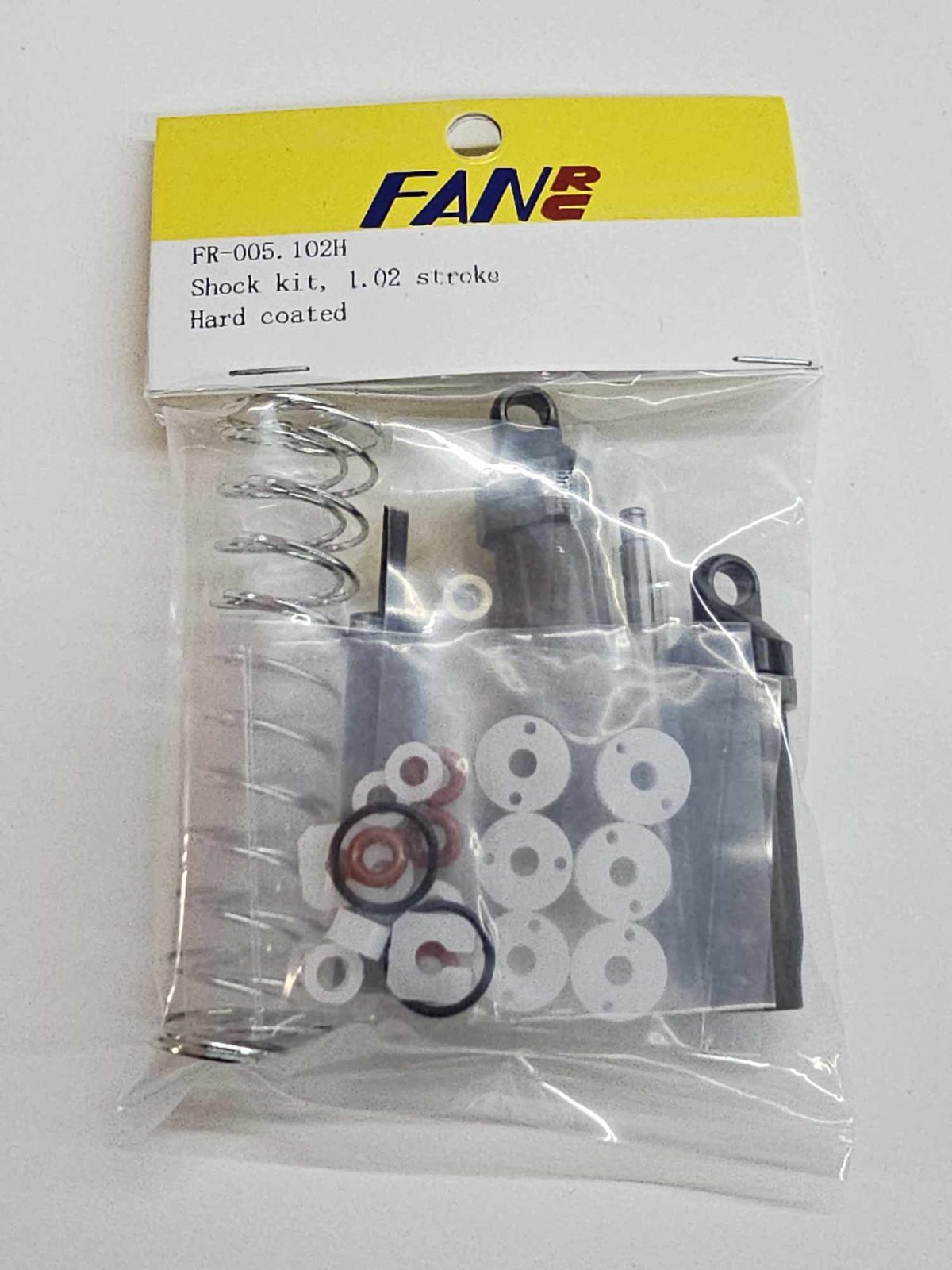 FR-005.102H Fan RC Shock Kit 1.02" Stroke Hard Coated fits RC10 - Image 3