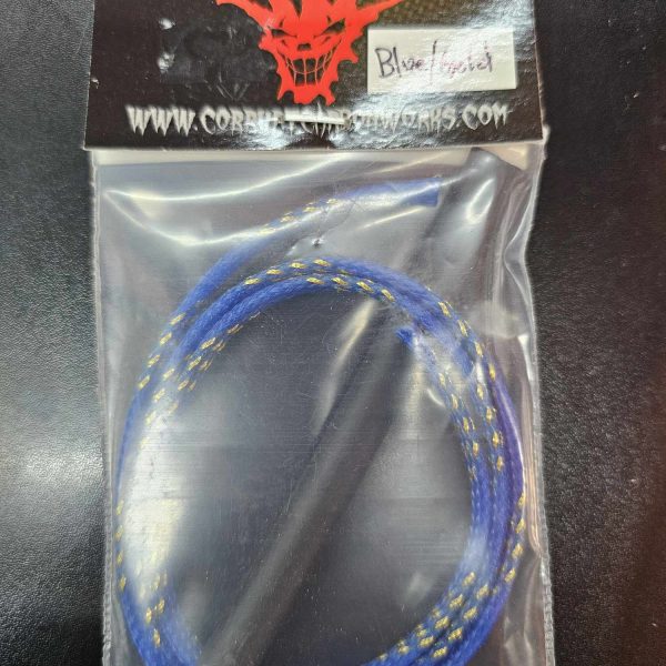 Wire Loom Kits - Neon Blue w/Gold